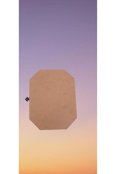 BENGİ TİCARET Hobby Erdl 90039 Decorative Jewelry Box Polygon Model Clip Partition Raw Wood Mdf Handmade
