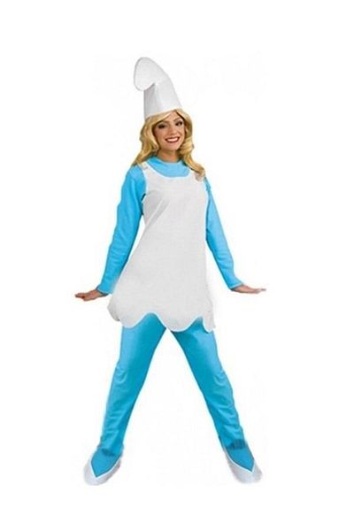 Kostüm Sarayı Costum pentru Adulti Smurfette Model 2