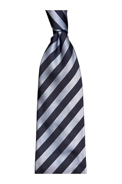 CROATE 100% Silk Screen Printing Striped Tie