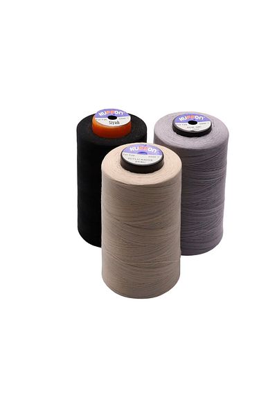 Kuffon Mixed Size 120 3-Piece Colorful Thread Set