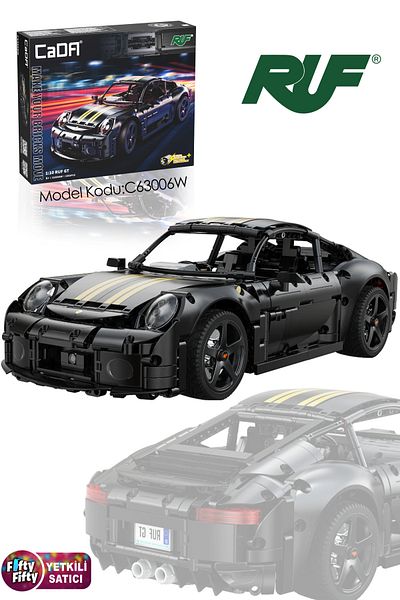 Vagonlife Cada Ruf Gt 2019 -C63006W (1655 Pieces) Professional Toy Construction Set