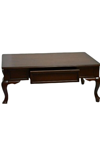 BENGİ TİCARET Orta sehpa 13583 Masif Klasik Kayın Aslan ayak kaplama Çekmece ...