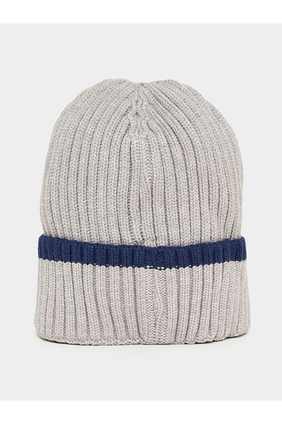Styli Contrast Detail Knit Beanie