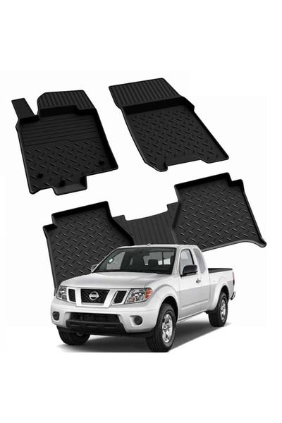 YEO NISSAN NAVARA 2014-2024Model Yılları İçin Uyumlu Yeo 4D Havuzlu Paspas Ta...
