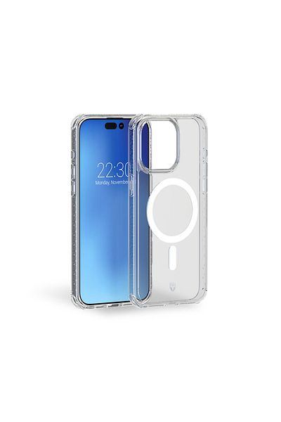 Force Case Air iPhone 15 Pro Reinforced Case Magsafe Compatible Transparent - Lifetime Guarante