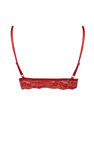 DeFacto Fall In Love Pad Lace Red Bralet R6569az24au