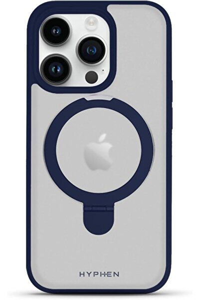 HYPHEN حافظة حامل لهاتف iPhone 15 Pro Max مقاس 6.7 بوصة - أزرق