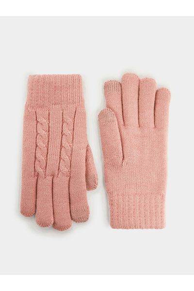 Styli Cable Knit Winter Gloves