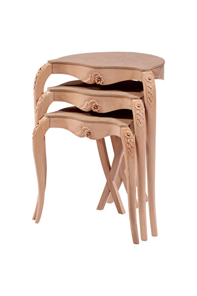 BENGİ TİCARET Zigon ILGZ 17585 Ahtopot Klasik Model HAM KAYIN kaplama tabla A...