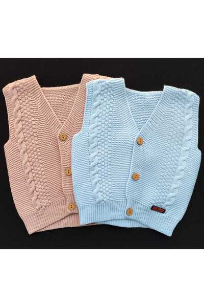 eomix kids Baby Vest Acrylic Knitwear Knitting Double Vest
