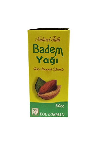 Ege Lokman Naturel Tatlı Badem Yağı Huile De Amande Oil 50CC