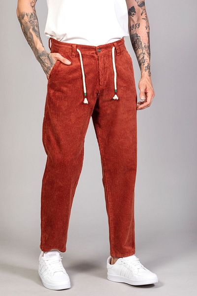 LTC Jeans Ανδρικό βελούδινο παντελόνι με φαρδιά εφαρμογή με άνετη εφαρμογή