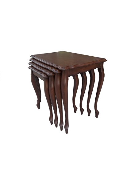 BENGİ TİCARET Zigon ILGZ13738 klasik Model sehpa Kayın aslan ayak Parlak CEVİ...