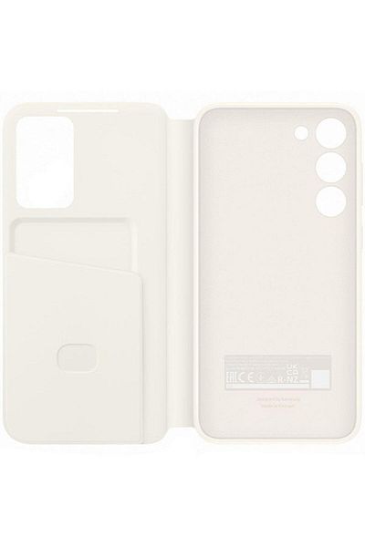 Samsung Smart View Wallet Case Beige Galaxy S23 Plus