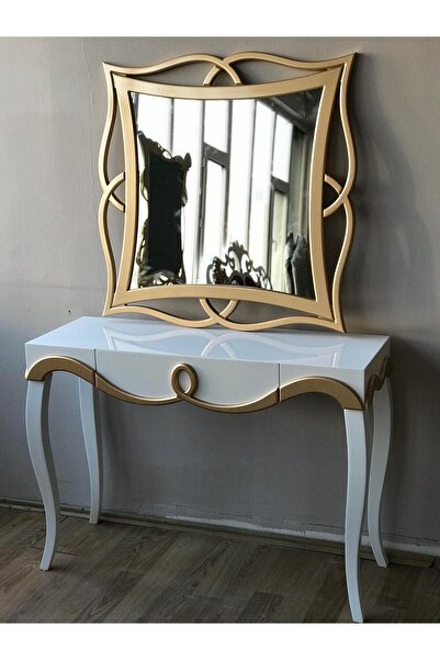 BENGİ TİCARET Dresuar 18214 TOMBUL AYAK model Kayın Torna MDF Çekm tabla Parl...