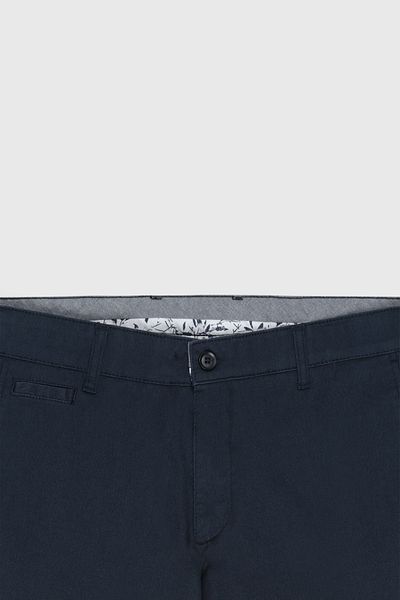 ALTINYILDIZ CLASSICS Ανδρικό παντελόνι με άνετη εφαρμογή Navy Blue, χαλαρή εφαρμογή, βαμβακερό ελαστικό παντελόνι με τσέπη στο πλάι