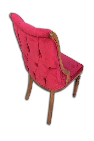 Ankara Mobilya Sandalye 12592 SAFİR Papel Kapiton Kayın RETRO Ort Bbyface kır...