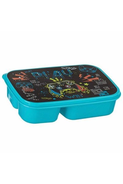 Micostore Children's Compartmented Casserole, Space, 1000 Ml, School Lunch Box, For Lunch