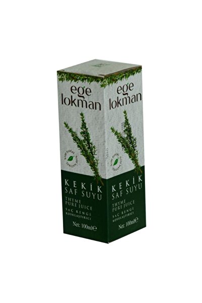 Ege Lokman Saç Rengi Koyulaştırıcı Kekik Saf Suyu Sprey 100ml