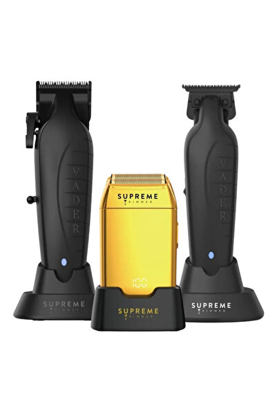 Supreme Trimmer Vader Crunch Vader Profesyonel Saç Tıraş Makinesi Saç Sakal K...