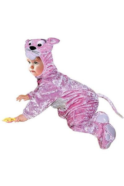 Kostüm Sarayı Bebek Pembe Panter Kostümü
