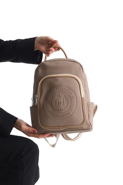 DELSOLERA Rucsac zilnic pentru femei cu buzunare cu fermoar