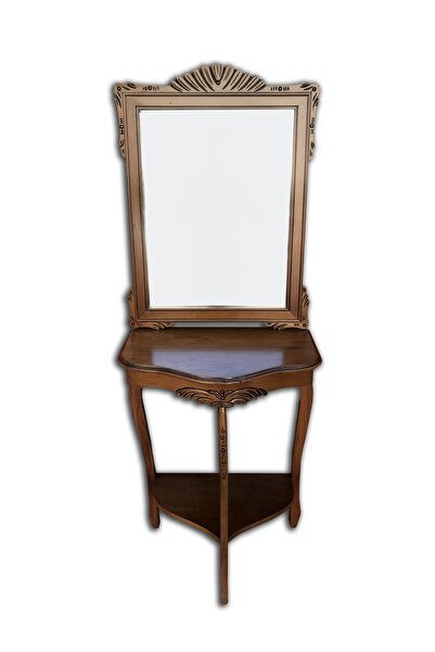 BENGİ TİCARET Dresuar 18024 Aslan Telefonluk Kayın Parlak Ceviz Çekm yarım da...