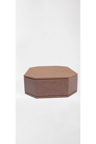 BENGİ TİCARET Hobby Erdl 90039 Decorative Jewelry Box Polygon Model Clip Partition Raw Wood Mdf Handmade
