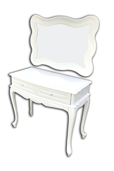 Ankara Mobilya Dresuar 12475 BOMBE ELZEM Model Dalga Ayna Kayın Aslan Ayak Pa...