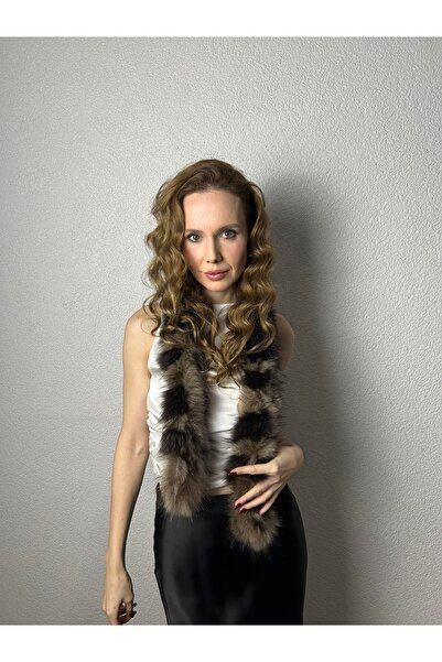 yosma Atkı Boyunluk Kürk Kurk Atki KAskol Kaşkol