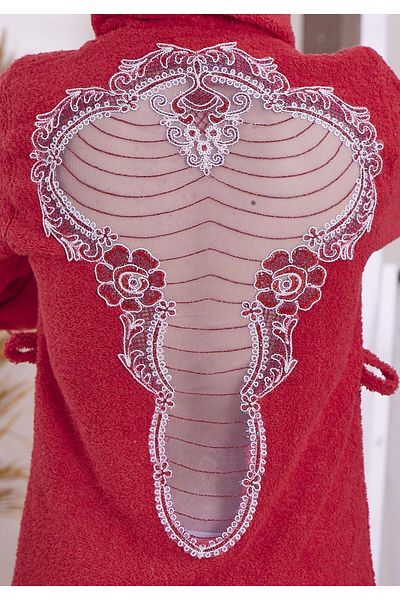 Ender Home Set halate de baie Love Bride Set de zestre din dantela 5 piese