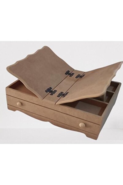 BENGİ TİCARET Hobi Adn 90246 Dekoratif Rahle Ahşap MDF HAM CNC Kesim El Yapım