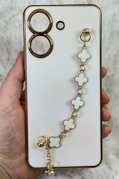 Vip Case Xiaomi Redmi 13C - حامل يد من السيليكون المقاوم للأوساخ وقابل للمسح ومشرق لحماية الكاميرا