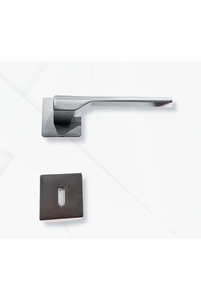 almital mobilya aksesuarları furniture accessories Stilo Inox Square Badge Door Handle Luxury Room Door Handle