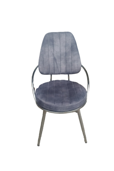 BENGİ TİCARET Sandalye 17312 SÜMBÜL Model Metal nikelaj Ortopedik oturum Örgü...