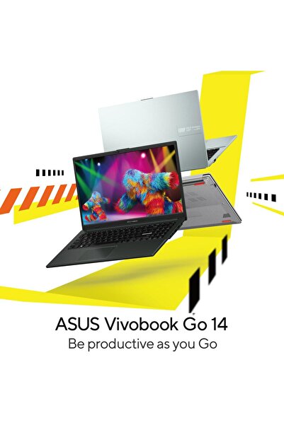 ASUS Vivobook Go 14 (2022) AMD Ryzen 5-7520U 14inch FHD 512GB SSD 8GB RAM Black