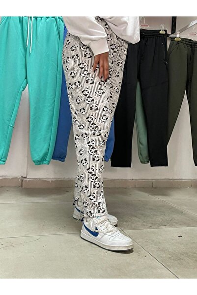 FİTGO Жіноча піжама з візерунком внизу