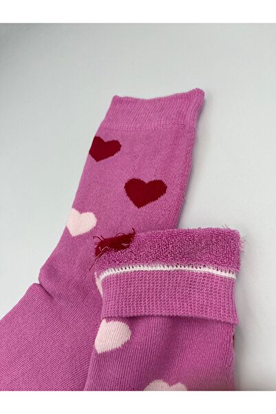 B Beşiroğlu Since 1980 Дамски дебели вълнени памучни дълги чорапи с цветен зи...