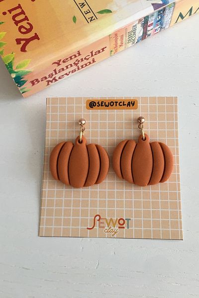 Outlet Çarşım Winter Themed Lightweight and Durable Women's Earrings - Gift in Polymer Box