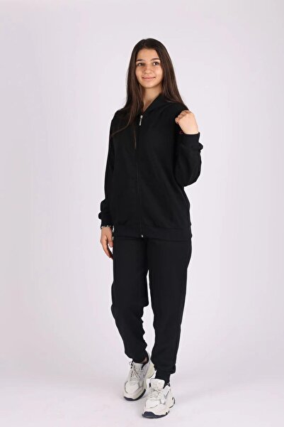 cm buseyiz Sada 2 unisex tepláků s kapucí a zipem