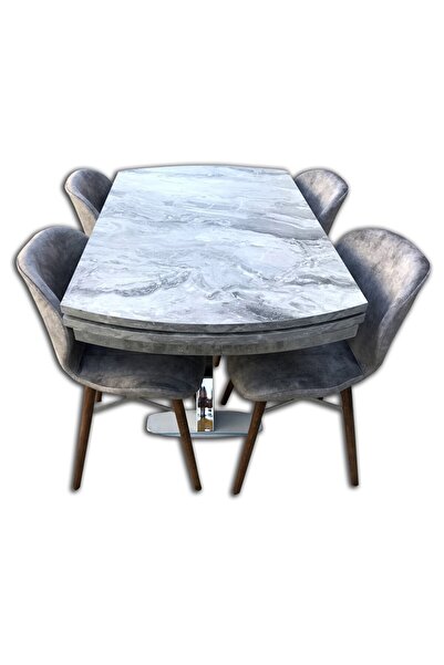 Ankara Mobilya Masa 12564 X Çapraz Metal nikelaj Ayak MDFaçıl tabla Dökme sünger lily sandaly