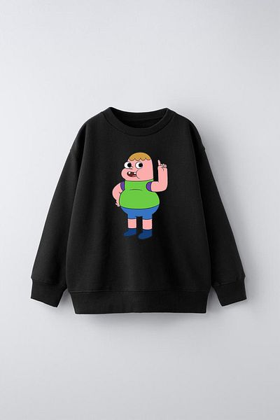 Hvit Stein Детски суитшърт с принт Clarence