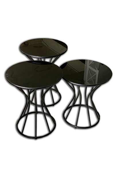 BENGİ TİCARET Brc 13864 KUM SAATİ ZİGON Düz SİYAH Desen Metal transmisyon PLA...