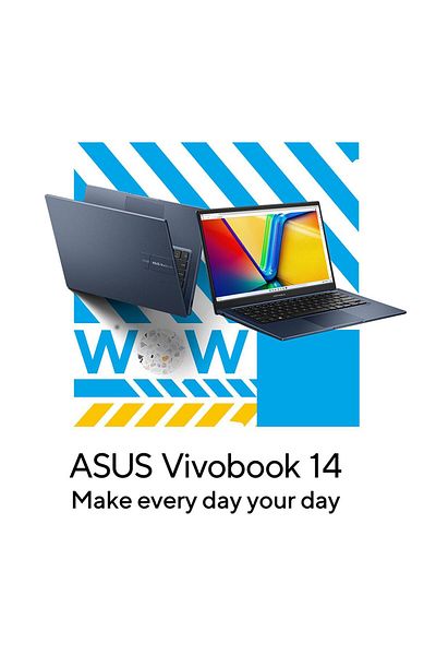 ASUS Vivobook 14 (2024) 13th Gen Intel Core i7 14inch 512GB SSD 16GB RAM Windows 11 Home Quiet Blue
