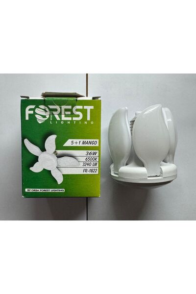 Forest Demir Elektrik -36 Watt Beyaz Işık Mini Papatya Led Ampul