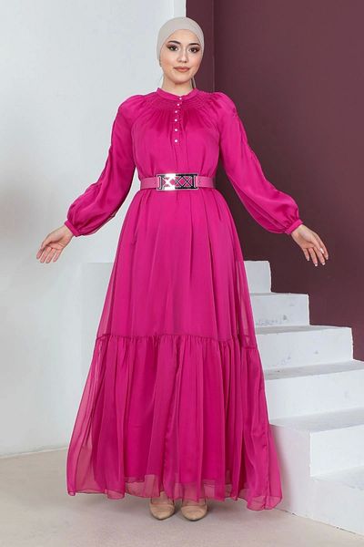 PHELDA Βραδινό φόρεμα Fushya Form Belted Hijab 746