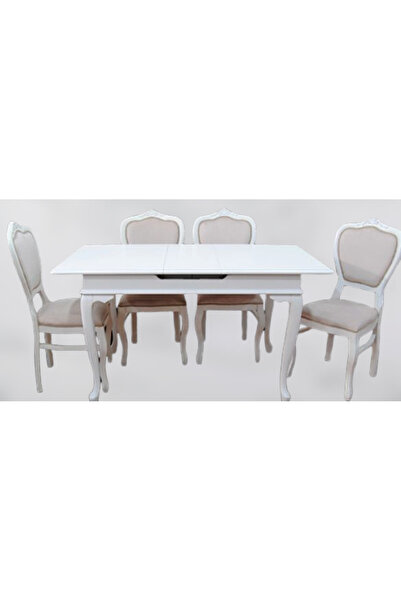 BENGİ TİCARET Masa-Sandalye 17755 Klasik ASLAN ayak Tk Kayın oyma otomatik Aç...