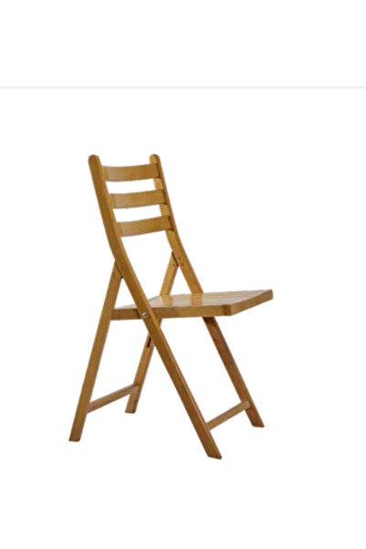 BENGİ TİCARET Sandalye 198785 Zus2213 Katlanır Model Parlak AÇIK CEVİZ Kayın ...