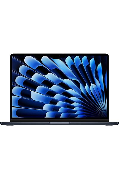 Apple جهاز MacBook Air مقاس 13 بوصة مزود بشريحة Apple M3 مع وحدة معالجة مركزية 8 نواة ووحدة معالجة رسومية 8 نواة وذاكرة 16 جيجابايت وذاكرة SSD 256 جيجابايت Midnight Eng KB 2024