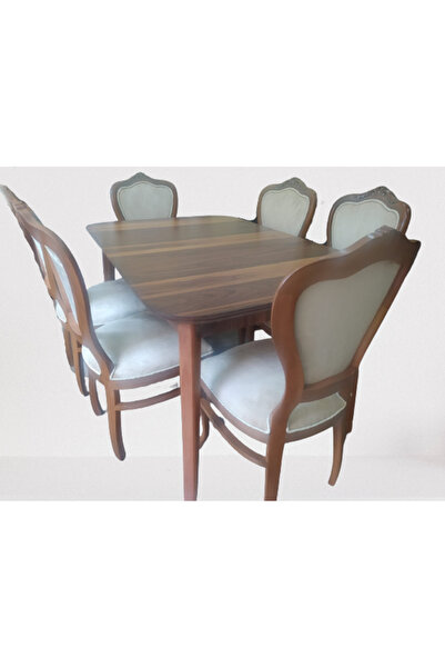 BENGİ TİCARET Masa 18497 MUZ AYAK Model Sandalye Kayın Lükens Aslan Cevz YAN ...